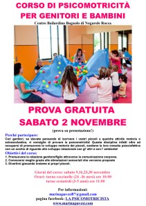 corso di psicomotricità genitori/bambini Marina Pavesi psicomotricista